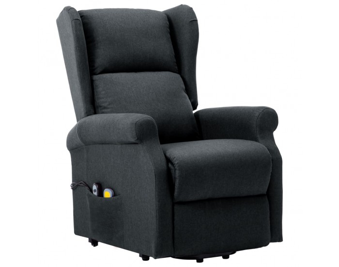 Sonata Масажен повдигащ стол, тъмносив, текстил