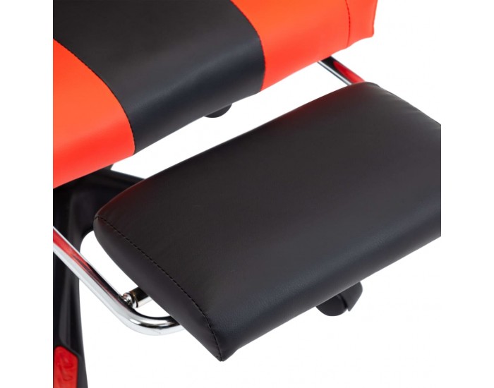 Sonata Геймърски стол подложка за крака червено/черно изкуствена кожа