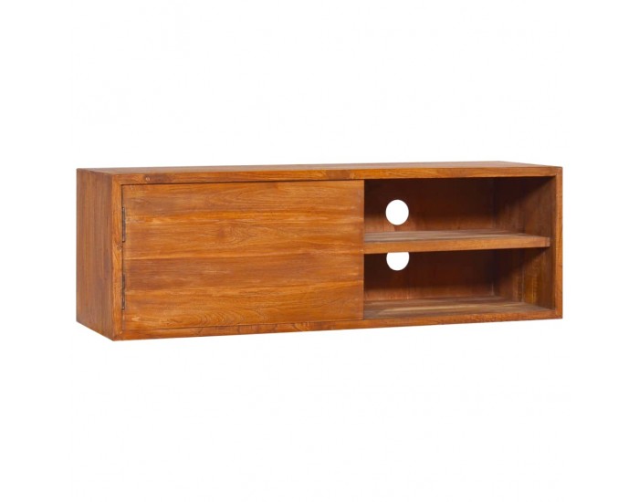 Sonata ТВ шкаф за стенен монтаж, 90x30x30 cм, тиково дърво масив Sonata ТВ шкаф за стенен монтаж, 90x30x30 cм, тиково дърво масив