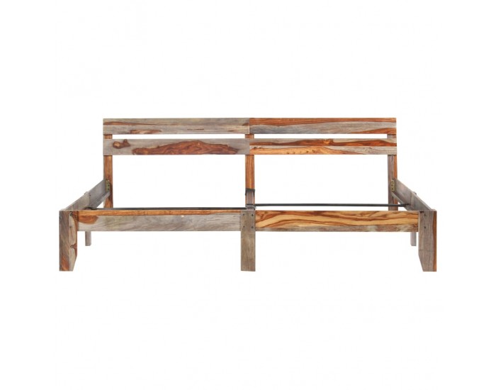 Sonata Рамка за легло, шишамово дърво масив, 200x200 см