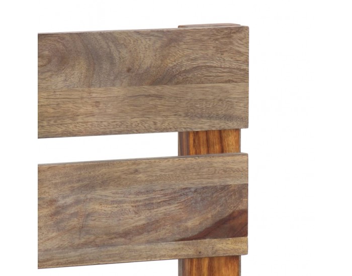 Sonata Рамка за легло, шишамово дърво масив, 200x200 см