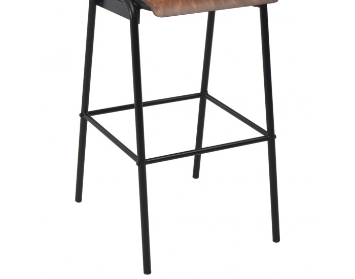 Sonata Бар табуретки, 4 бр, твърд шперплат, стомана