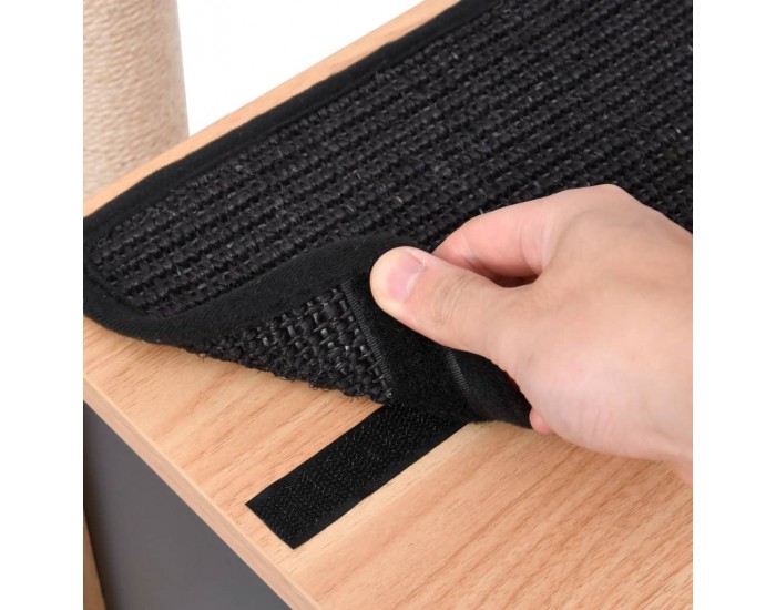 Sonata Котешко дърво със сизалени стълбове, подложка, 129 см