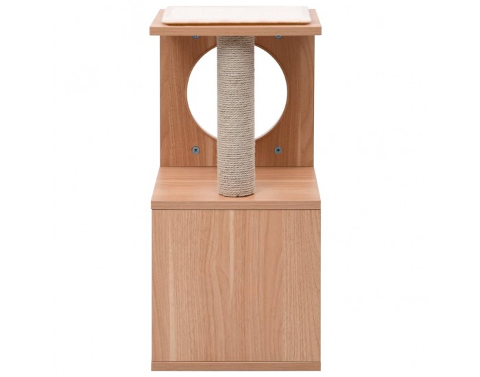 Sonata Котешко дърво със сизалени стълбове, подложка, 60 см