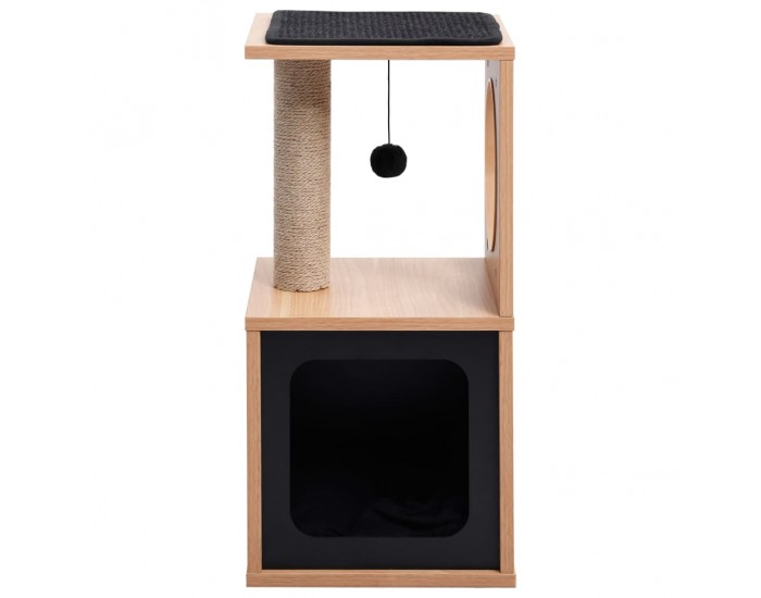 Sonata Котешко дърво със сизалени стълбове, подложка, 60 см