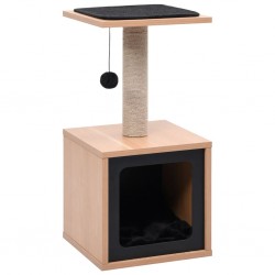 Sonata Котешко дърво със сизалени стълбове, подложка, 62 см - Домашни любимци