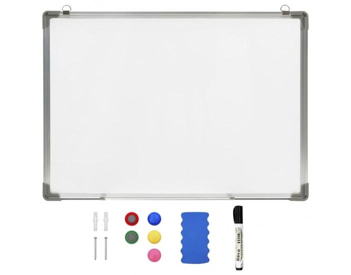 Sonata Магнитна дъска за сухо изтриване, бяла, 70x50 см, стомана