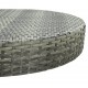 Sonata Градинска маса, сива, 75,5x106 см, полиратан