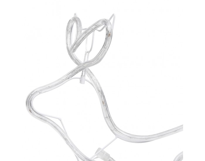 Sonata Коледна украса за открито северни елени с шейна 576 LED