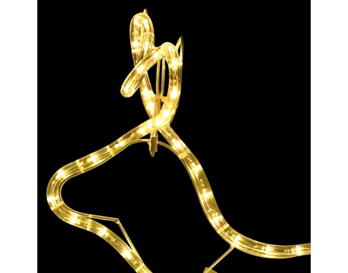 Sonata Коледна украса за открито северни елени с шейна 576 LED