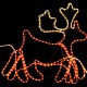 Sonata Коледна украса, 6 XXL светещи елена с шейна, 2160 LED, 7 м