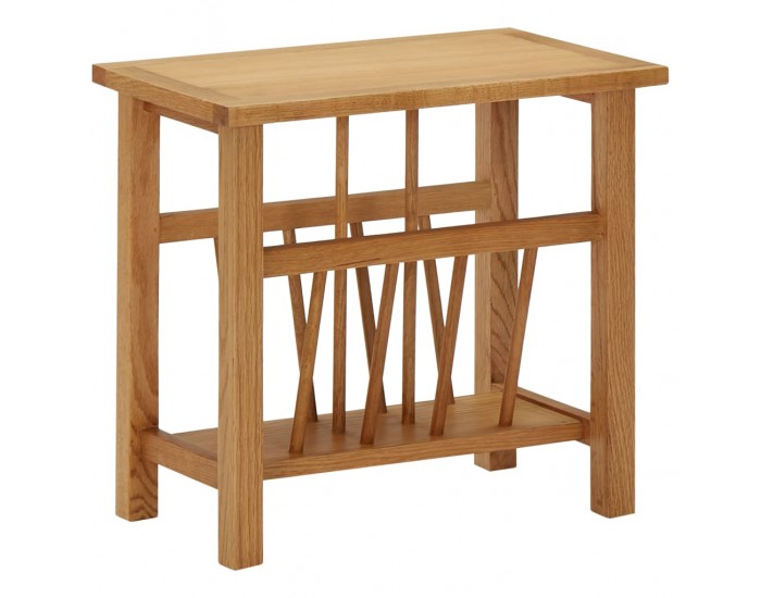 Sonata H Маса за списания, 45x27x42 см, дъбово дърво масив