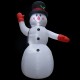 Sonata Коледен надуваем снежен човек с LED IP44 600 см XXL