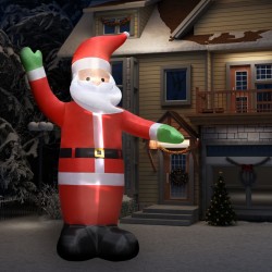 Sonata Надуваем Дядо Коледа с LED Коледна украса IP44 4,5 м - Сезонни и Празнични Декорации