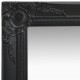 Sonata Стенно огледало, бароков стил, 50х50 см, черно