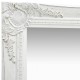 Sonata Стенно огледало, бароков стил, 50x60 см, бяло