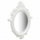 Sonata Стенно огледало, стил замък, 56x76 см, бяло