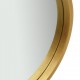 Sonata Стенно огледало с каишка, 40 см, златисто