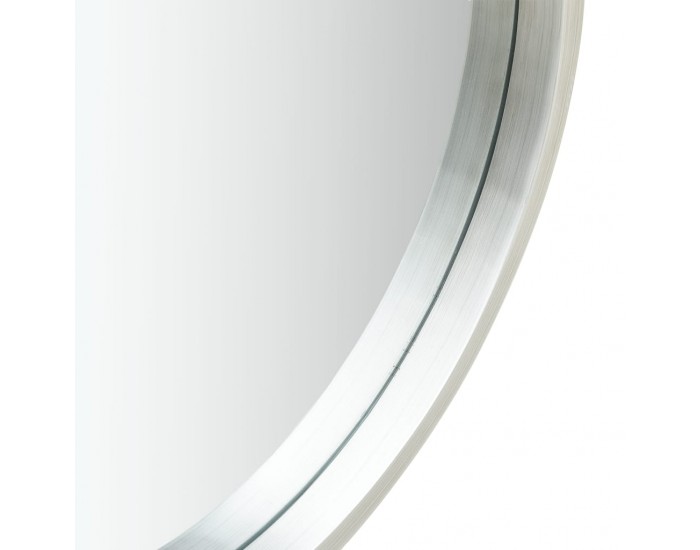 Sonata Стенно огледало с каишка, 40 см, сребристо