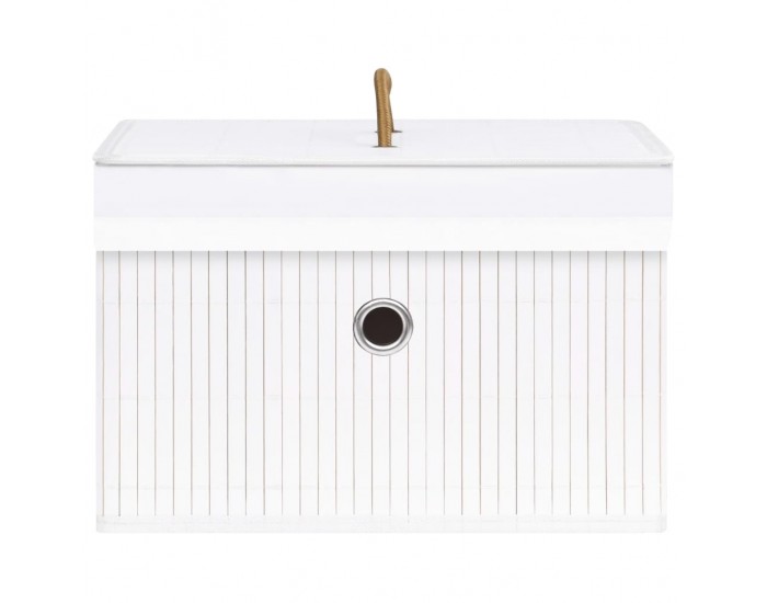 Sonata Бамбукови кутии за съхранение 4 бр бели Sonata Бамбукови кутии за съхранение 4 бр бели