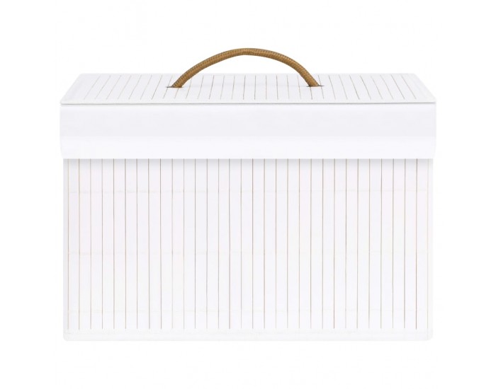 Sonata Бамбукови кутии за съхранение 4 бр бели Sonata Бамбукови кутии за съхранение 4 бр бели