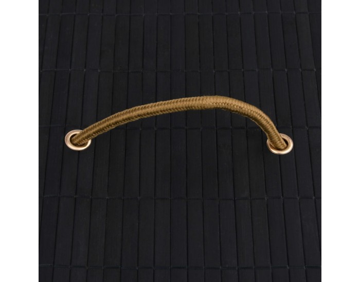 Sonata Бамбукови кутии за съхранение 4 бр черни