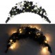 Sonata Коледна арка с LED лампички, черна, 90 см, PVC Sonata Коледна арка с LED лампички, черна, 90 см, PVC