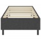 Sonata Боксспринг легло, тъмносиво, текстил, 80x200 см