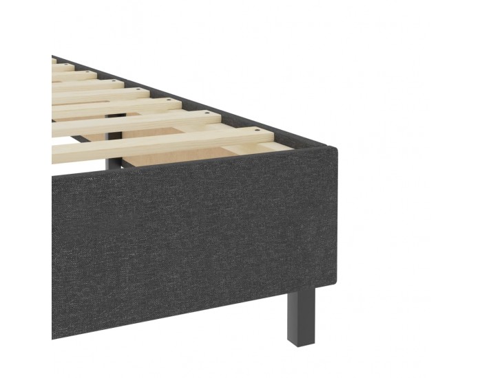 Sonata Боксспринг легло, тъмносиво, текстил, 120x200 см