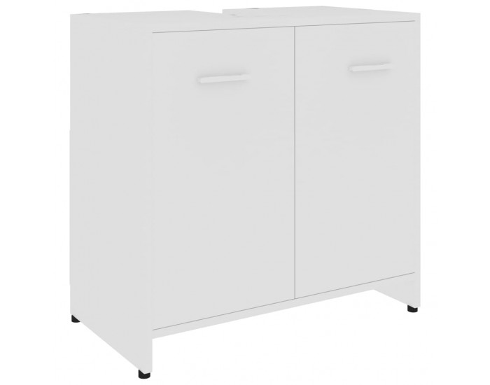 Sonata Шкаф за баня, бял, 60x33x58 см, ПДЧ