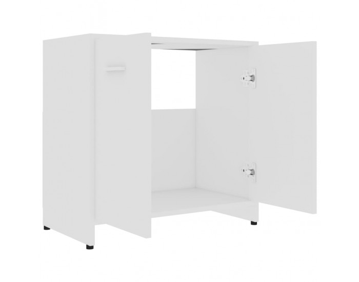 Sonata Шкаф за баня, бял, 60x33x58 см, ПДЧ