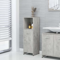 Sonata Шкаф за баня, бетонно сиво, 30x30x95 см, ПДЧ - Баня
