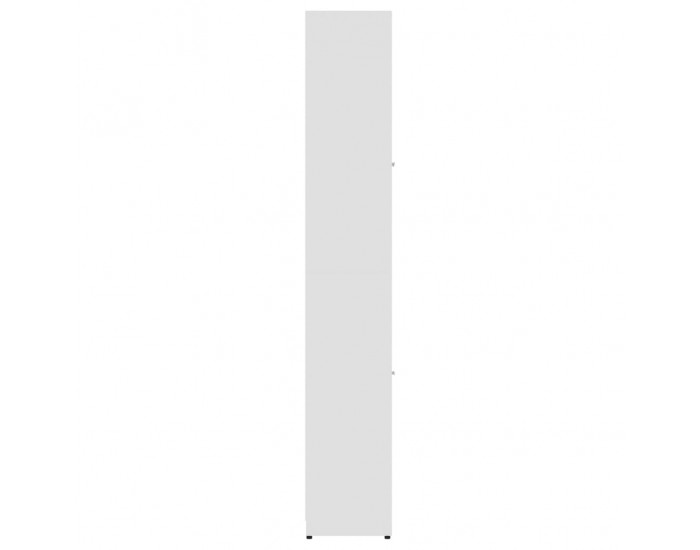 Sonata Шкаф за баня, бял, 30x30x183,5 см, ПДЧ
