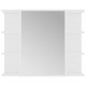 Sonata Шкаф за баня с огледало, бял, 80x20,5x64 см, ПДЧ