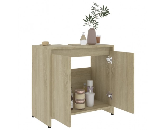 Sonata Шкаф за баня, дъб сонома, 60x33x58 см, ПДЧ