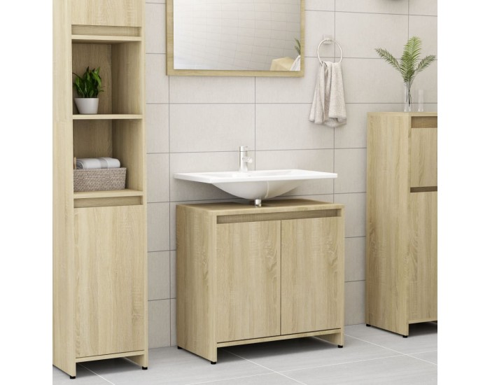 Sonata Шкаф за баня, дъб сонома, 60x33x58 см, ПДЧ