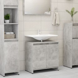 Sonata Шкаф за баня, бетонно сив, 60x33x58 см, ПДЧ - Баня