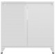 Sonata Шкаф за баня, бял гланц, 60x33x58 см, ПДЧ