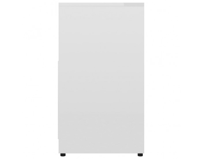 Sonata Шкаф за баня, бял гланц, 60x33x58 см, ПДЧ