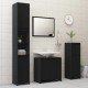 Sonata Комплект мебели за баня, черен, ПДЧ