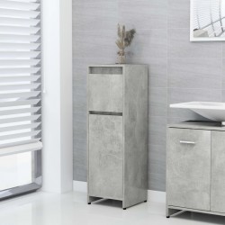 Sonata Шкаф за баня, бетонно сиво, 30x30x95 см, ПДЧ - Шкафове за баня