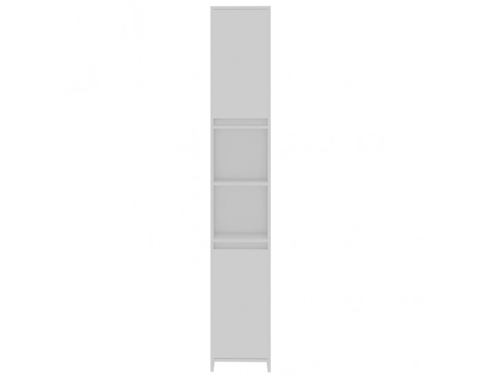 Sonata Шкаф за баня, бял, 30x30x183,5 см, ПДЧ