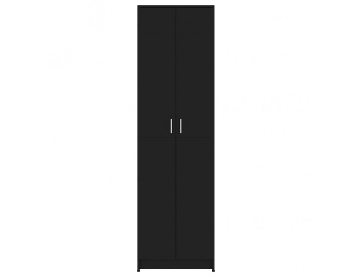 Sonata Гардероб за антре, черен, 55x25x189 см, ПДЧ