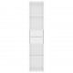 Sonata Шкаф библиотека, бял гланц, 36x30x171 см, ПДЧ