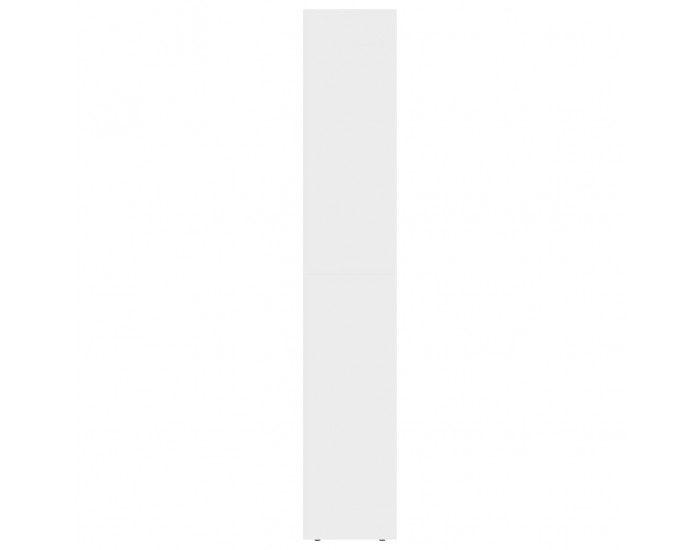 Sonata Шкаф библиотека, бял гланц, 36x30x171 см, ПДЧ