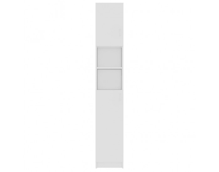 Sonata Шкаф за пералня, бял, 32x25,5x190 см, ПДЧ