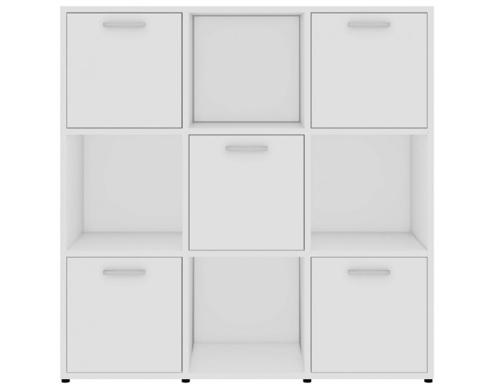 Sonata Шкаф библиотека, бял, 90x30x90 см, ПДЧ