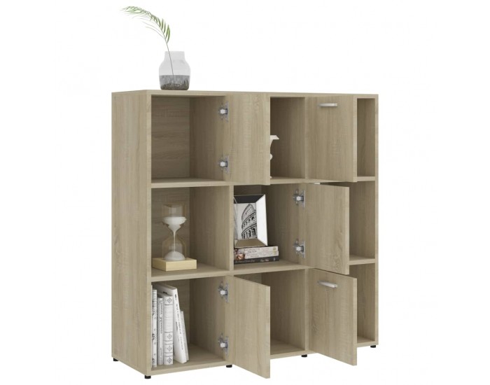 Sonata Шкаф библиотека, дъб сонома, 90x30x90 см, ПДЧ