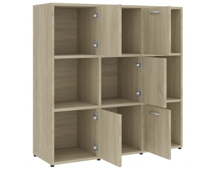 Sonata Шкаф библиотека, дъб сонома, 90x30x90 см, ПДЧ