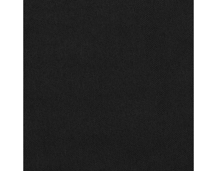 Sonata Затъмняваща завеса с пръстени имитация лен черна 290x245 см